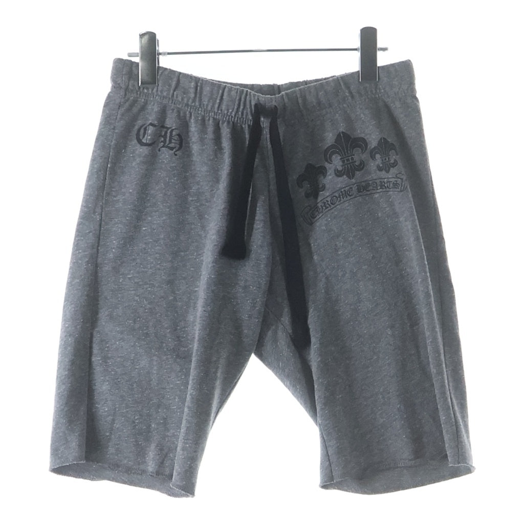 CHROME HEARTS クロムハーツ SWEAT PANTS BSフレア スクロールラベルプリント グレー CHROME HEARTS(クロムハーツ) SWEAT PANTS BSフレア スクロールラベル