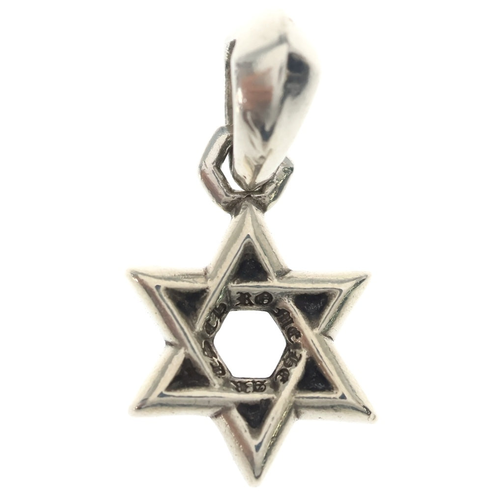 CHROME HEARTS(クロムハーツ) STAR OF DAVID CHARM スターオブダビデチャーム シルバーネックレストップ レディース