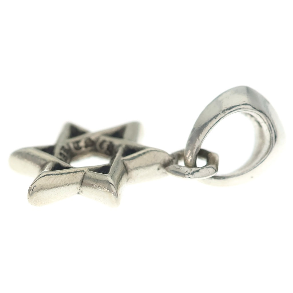 CHROME HEARTS(クロムハーツ) STAR OF DAVID CHARM スターオブダビデチャーム シルバーネックレストップ レディース