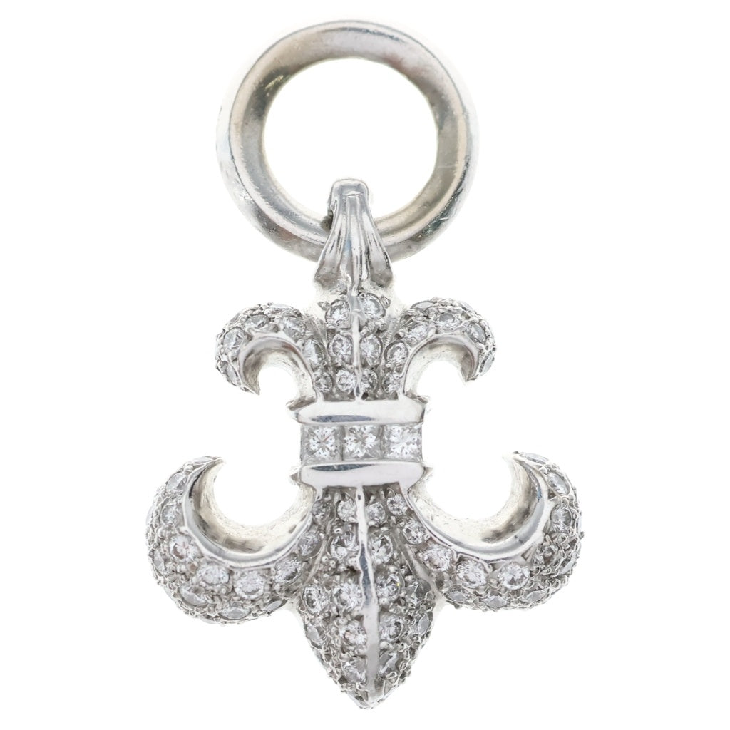 CHROME HEARTS(クロムハーツ) 18KWG BS FLUER P/DIA BSフレア PAVEダイヤ ホワイトゴールドペンダントトップ