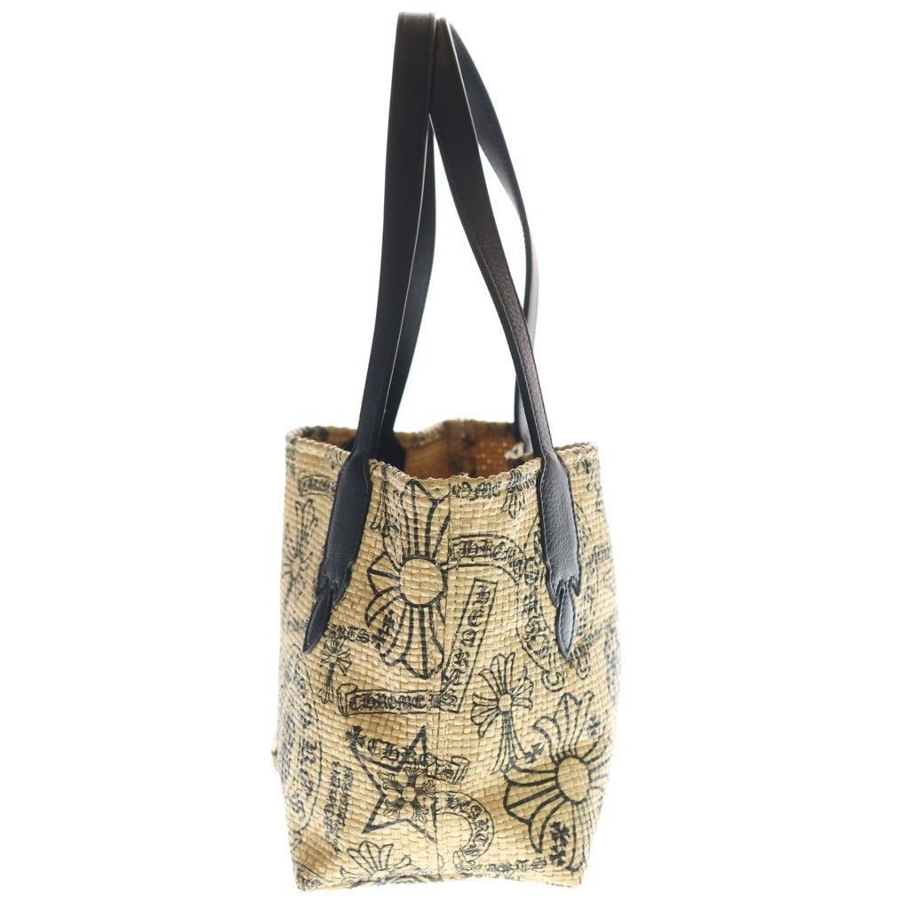 CHROME HEARTS(クロムハーツ) SMALL BEACHES BAG レザー切替ビーチトートバッグ スモール