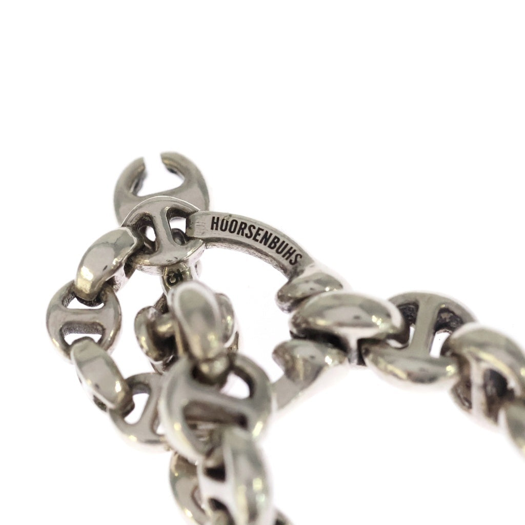 HOORSENBUHS(ホーセンブース) 5MM OPEN-LINK BRACELET ダイヤ入り ブレスレット シルバー