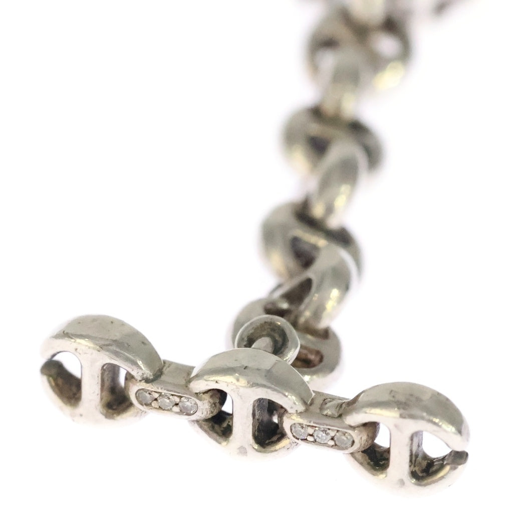 HOORSENBUHS(ホーセンブース) 5MM OPEN-LINK BRACELET ダイヤ入り ブレスレット シルバー