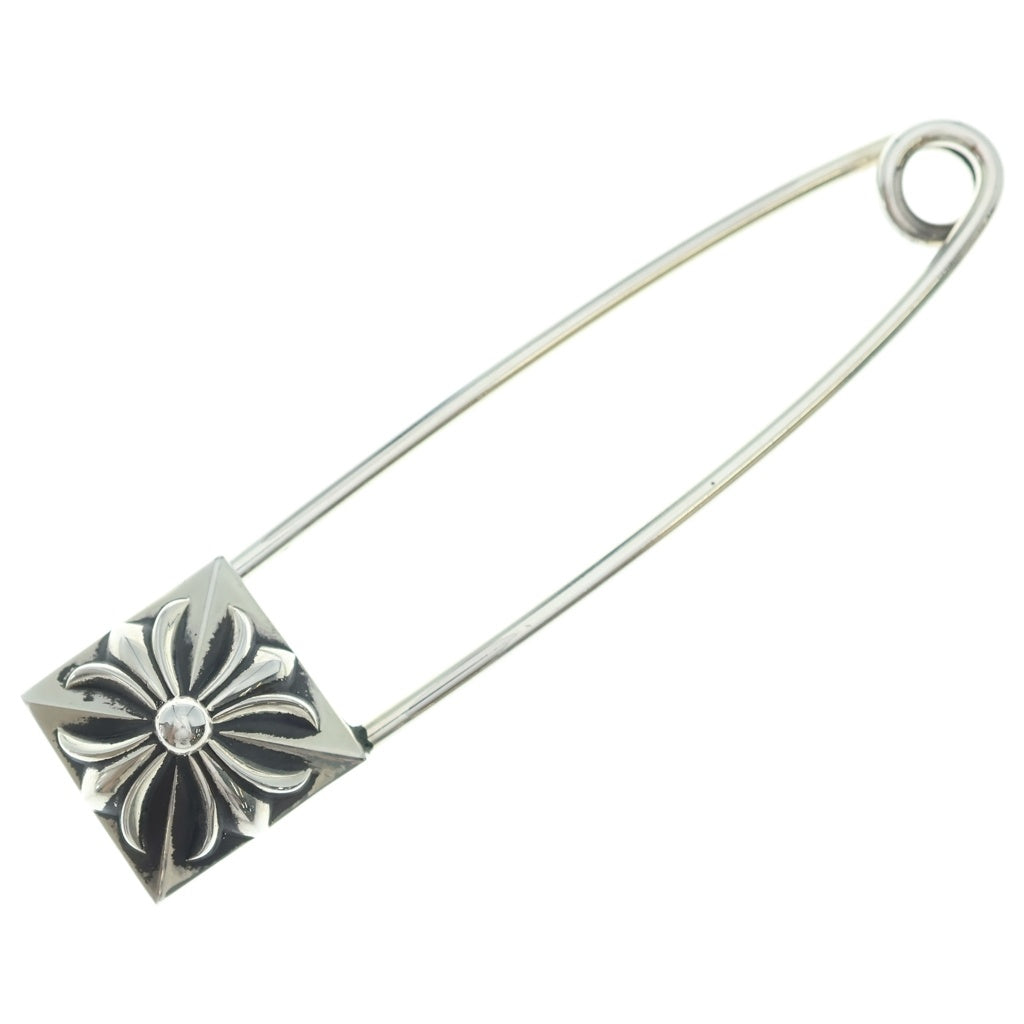 CHROME HEARTS(クロムハーツ) SAFETY PIN XL エクストララージセーフティピン シルバーネックレストップ