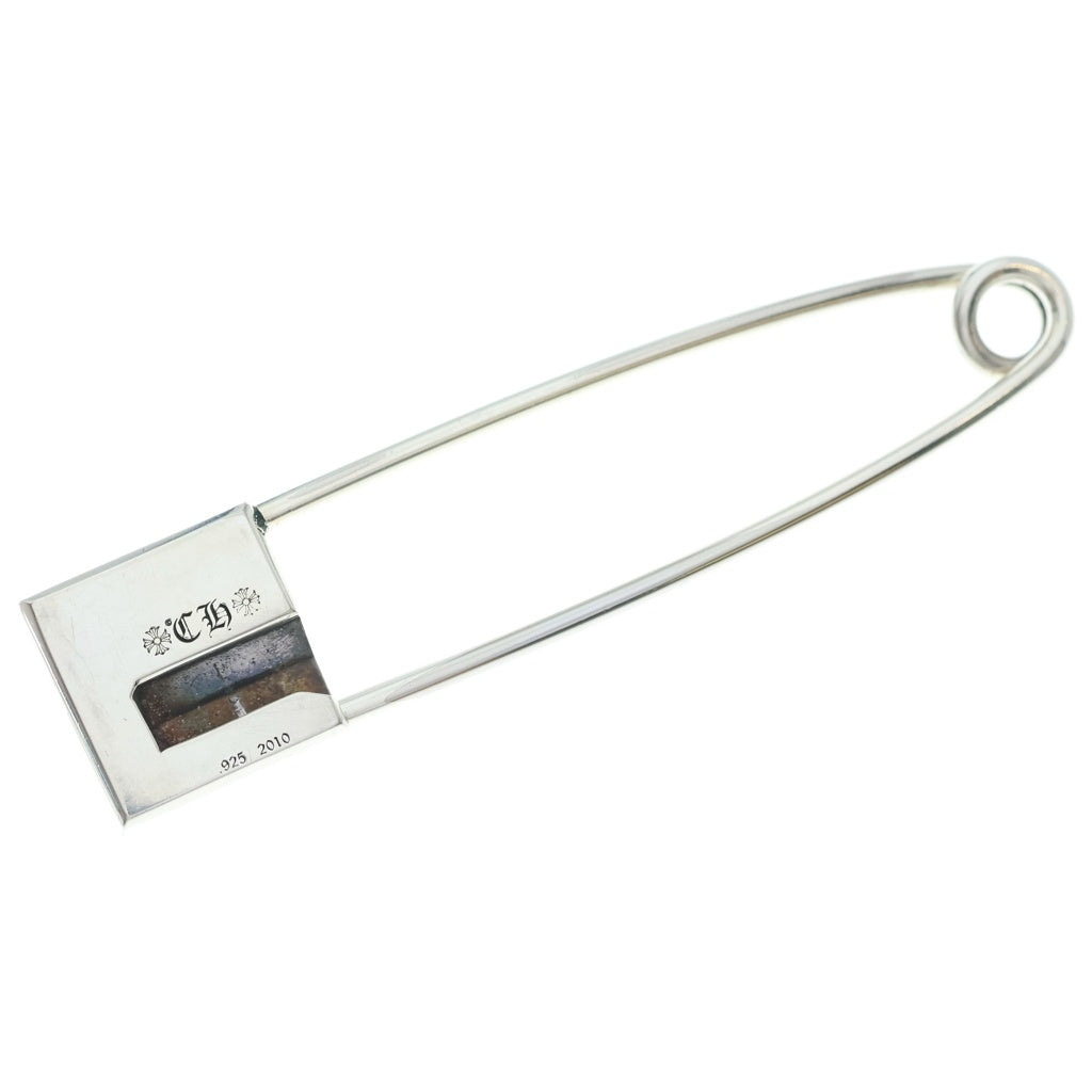 CHROME HEARTS(クロムハーツ) SAFETY PIN XL エクストララージセーフティピン シルバーネックレストップ