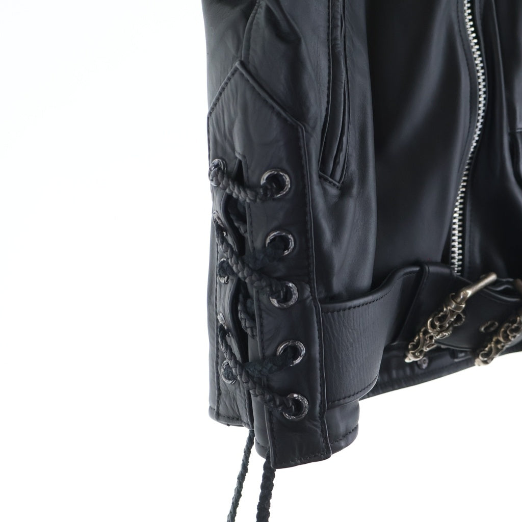 CHROME HEARTS(クロムハーツ) JJ DEAN JJディーン ダガージップライダースレザージャケット