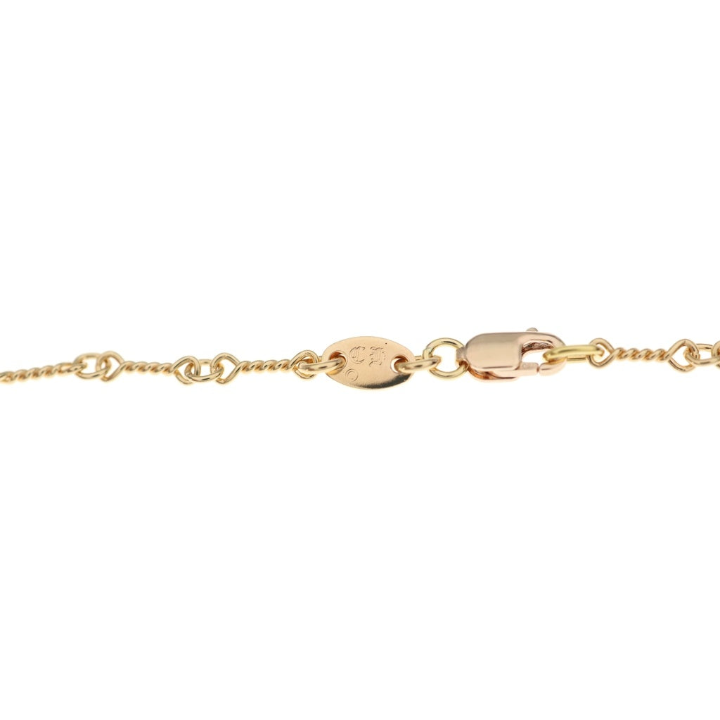 CHROME HEARTS(クロムハーツ) 22K NECKCHAIN T20 ツイストチェーンネックレス 20inch ゴールド