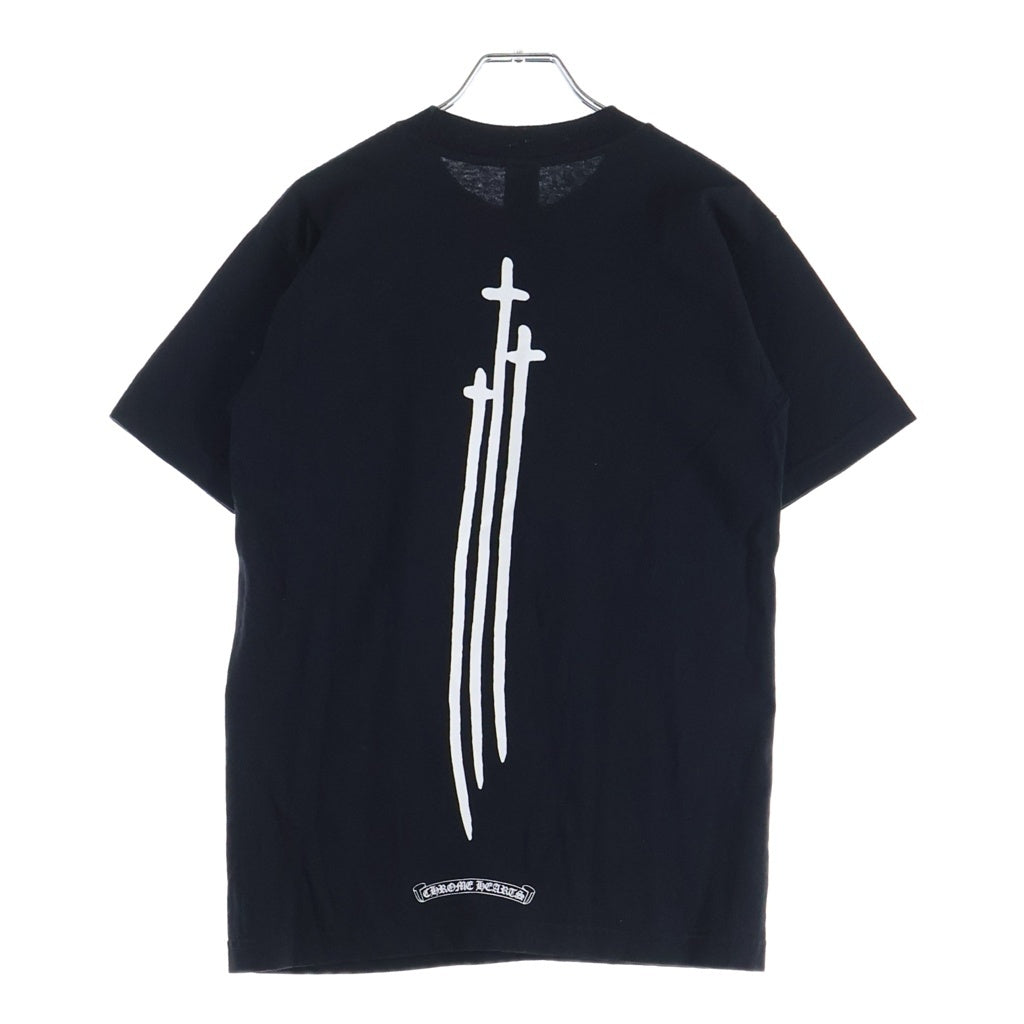 CHROME HEARTS(クロムハーツ) OLD S/S TEE RSバックプリント クルーネック 半袖Tシャツ ブラック