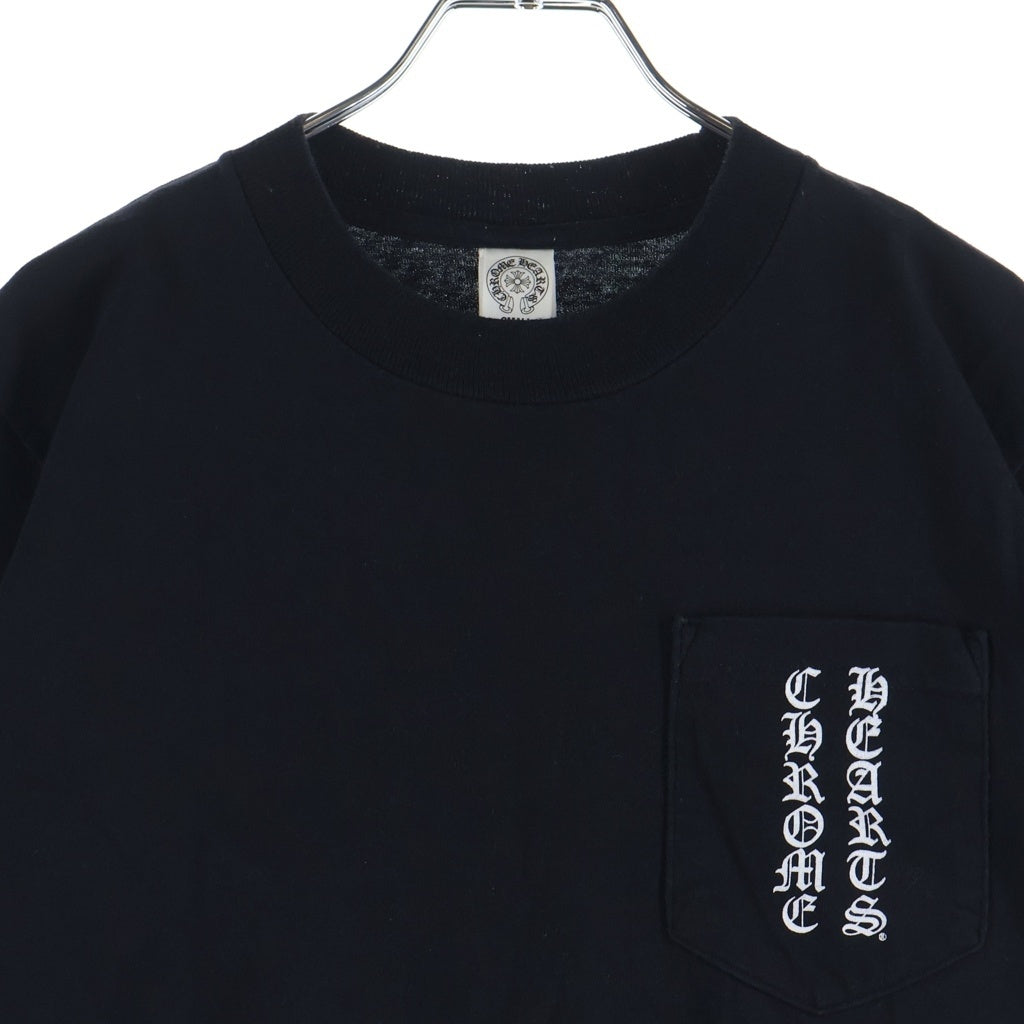 CHROME HEARTS(クロムハーツ) OLD S/S TEE RSバックプリント クルーネック 半袖Tシャツ ブラック