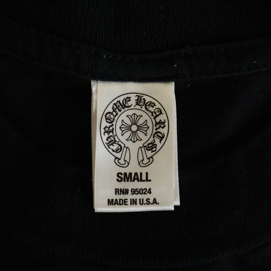 CHROME HEARTS(クロムハーツ) OLD S/S TEE RSバックプリント クルーネック 半袖Tシャツ ブラック