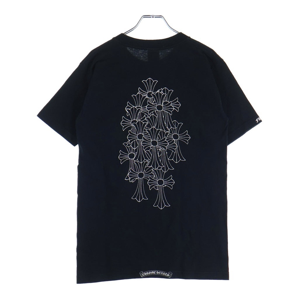 CHROME HEARTS(クロムハーツ) OLD S/S TEE セメタリーバックプリント クルーネック 半袖Tシャツ ブラック