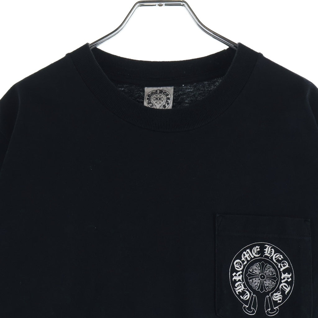 CHROME HEARTS(クロムハーツ) OLD S/S TEE セメタリーバックプリント クルーネック 半袖Tシャツ ブラック