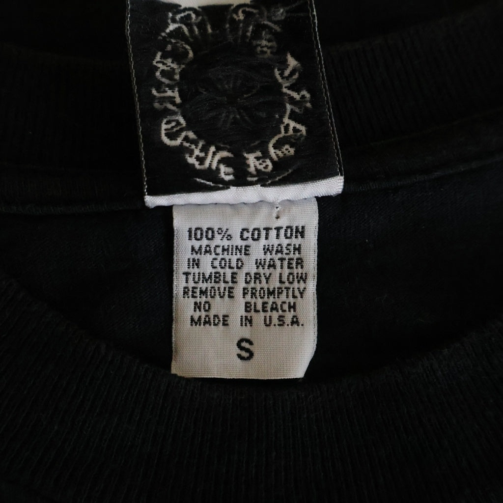 CHROME HEARTS(クロムハーツ) OLD S/S TEE セメタリーバックプリント クルーネック 半袖Tシャツ ブラック