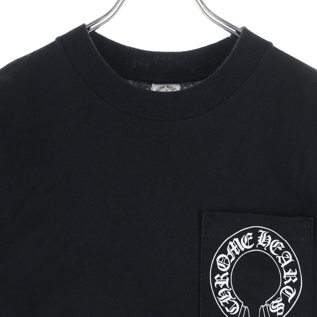 CHROME HEARTS(クロムハーツ) OLD CHプラスプリント 半袖Tシャツ カットソー ブラック