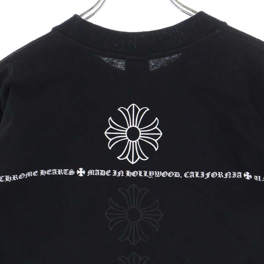 CHROME HEARTS(クロムハーツ) OLD CHプラスプリント 半袖Tシャツ カットソー ブラック