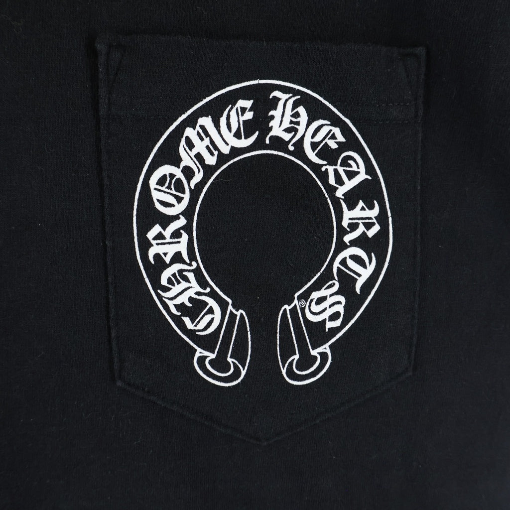 CHROME HEARTS(クロムハーツ) OLD CHプラスプリント 半袖Tシャツ カットソー ブラック