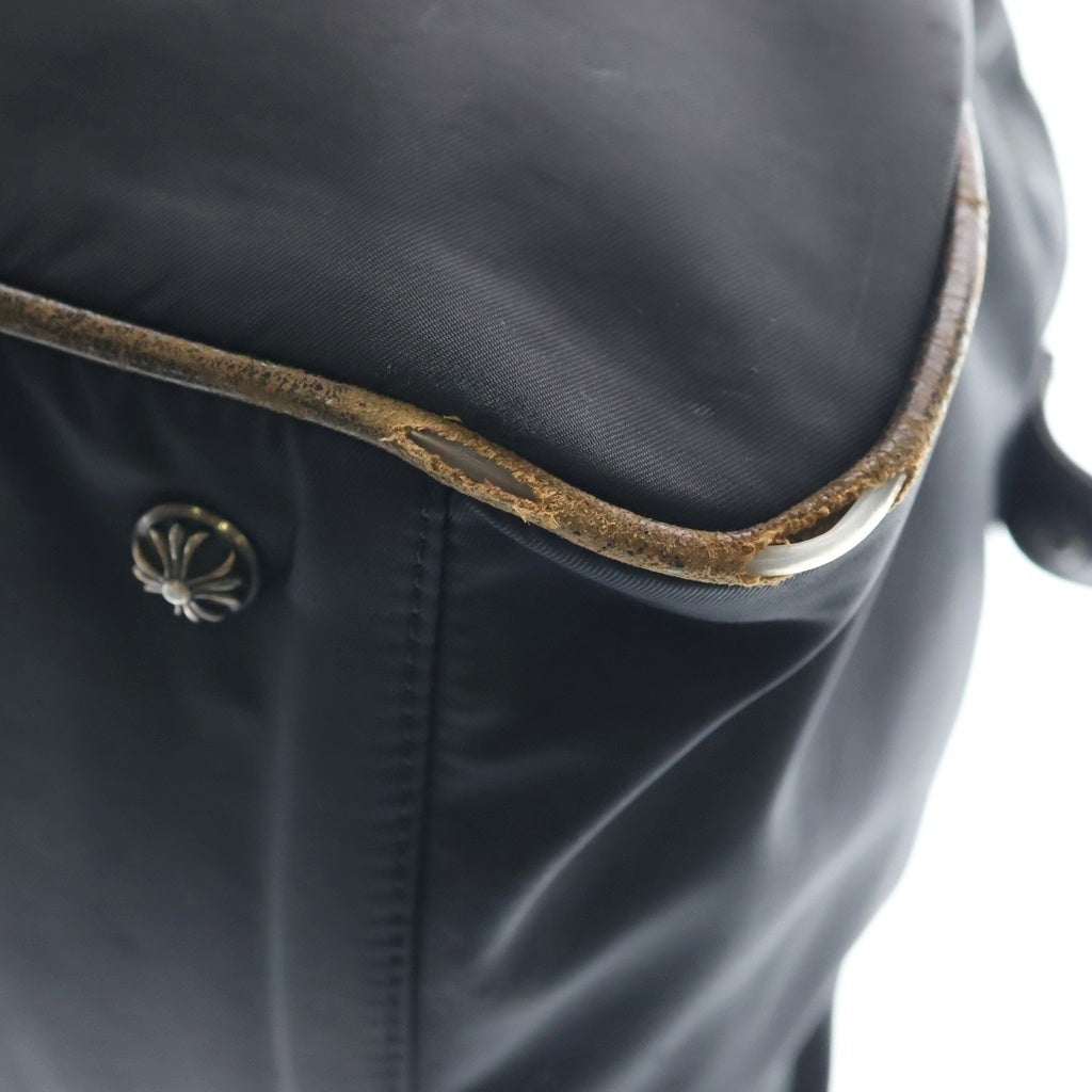 CHROME HEARTS(クロムハーツ) GYM MD クロスパッチ ナイロンジムバッグ ハンドバッグ ブラック