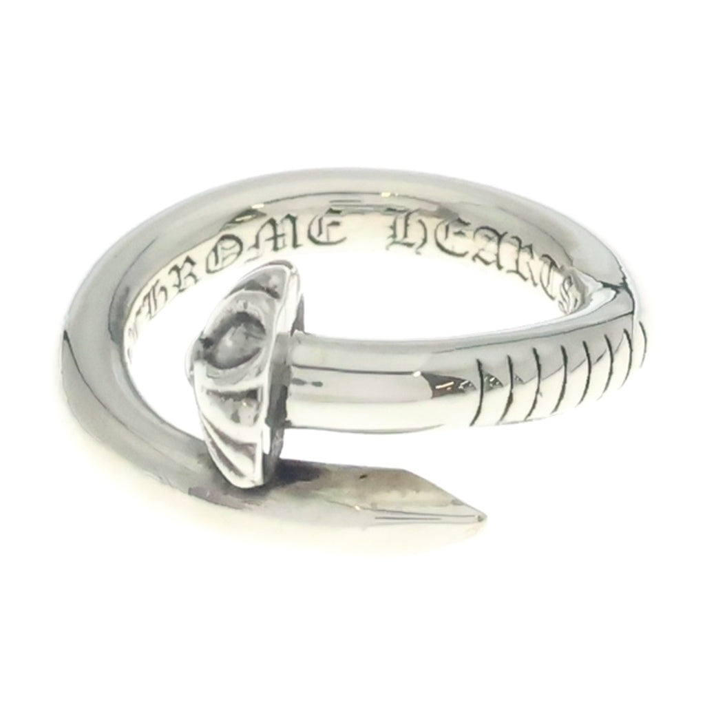 CHROME HEARTS(クロムハーツ) NAIL CRSBALL ネイル クロスボール リング シルバー BCA349 レディース