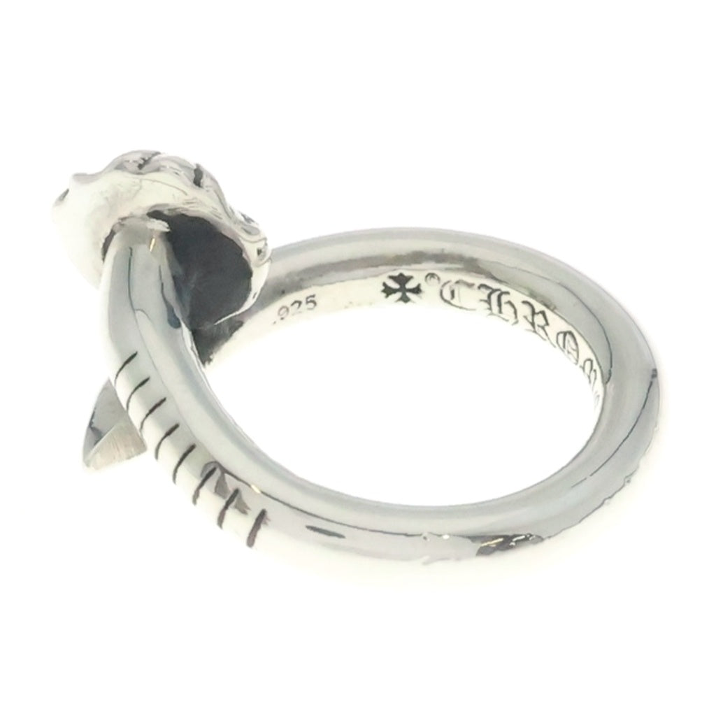 CHROME HEARTS(クロムハーツ) NAIL CRSBALL ネイル クロスボール リング シルバー BCA349 レディース