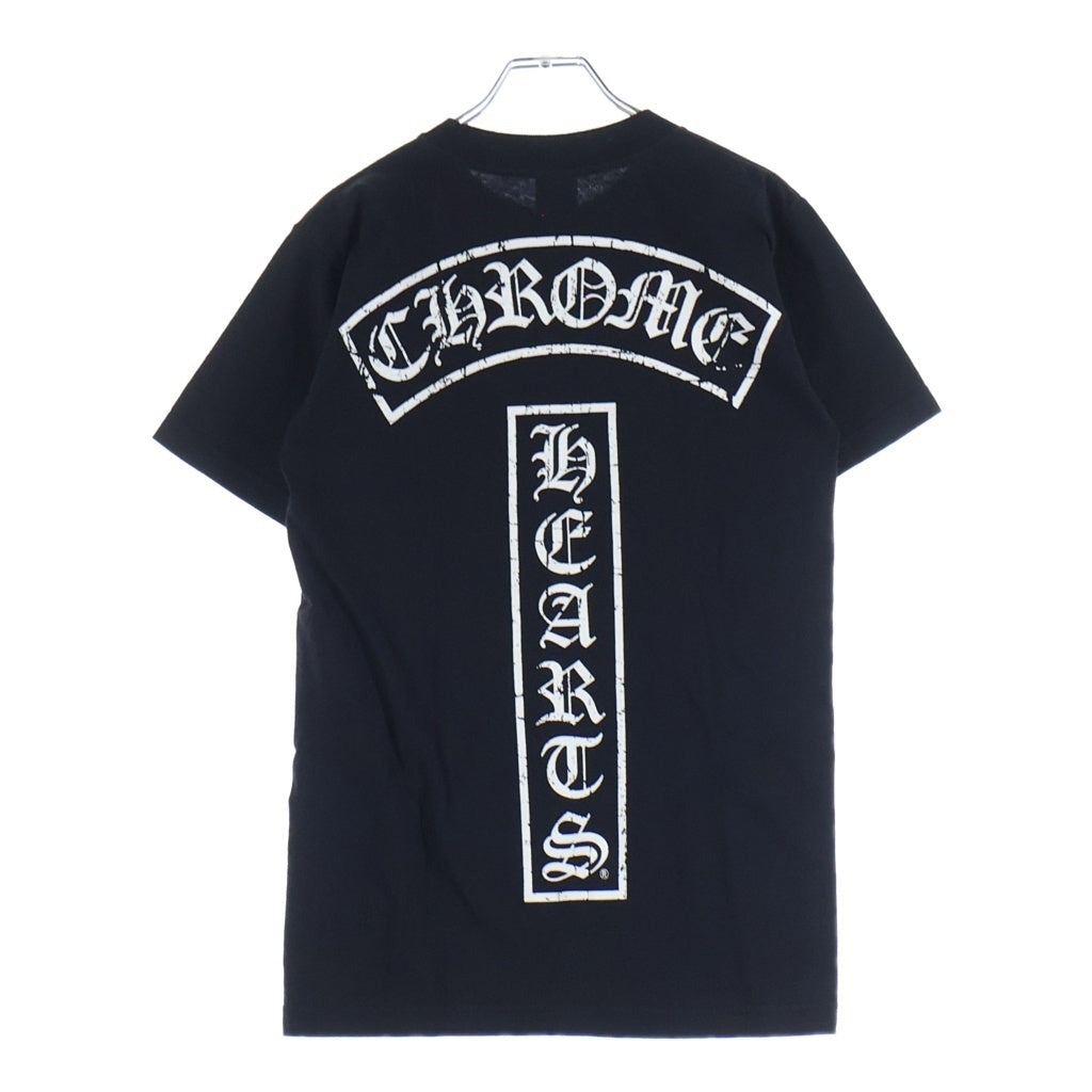 CHROME HEARTS(クロムハーツ) OLD S/S T BAR オールド バックTバー スタープリント 半袖Tシャツカットソー ブラック