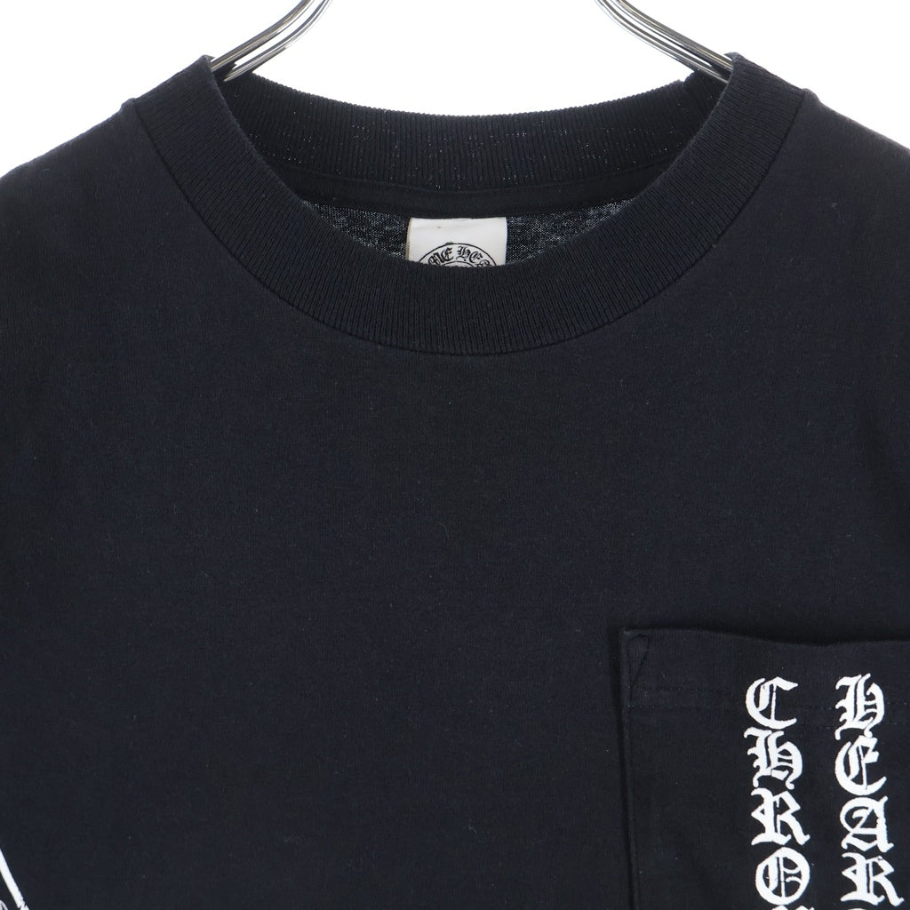 CHROME HEARTS(クロムハーツ) OLD S/S T BAR オールド バックTバー スタープリント 半袖Tシャツカットソー ブラック