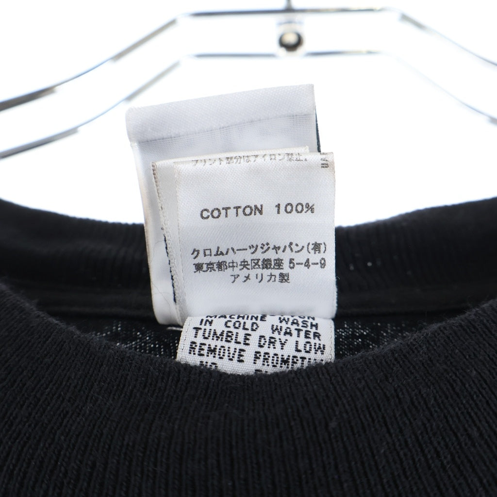 CHROME HEARTS(クロムハーツ) OLD S/S T BAR オールド バックTバー スタープリント 半袖Tシャツカットソー ブラック