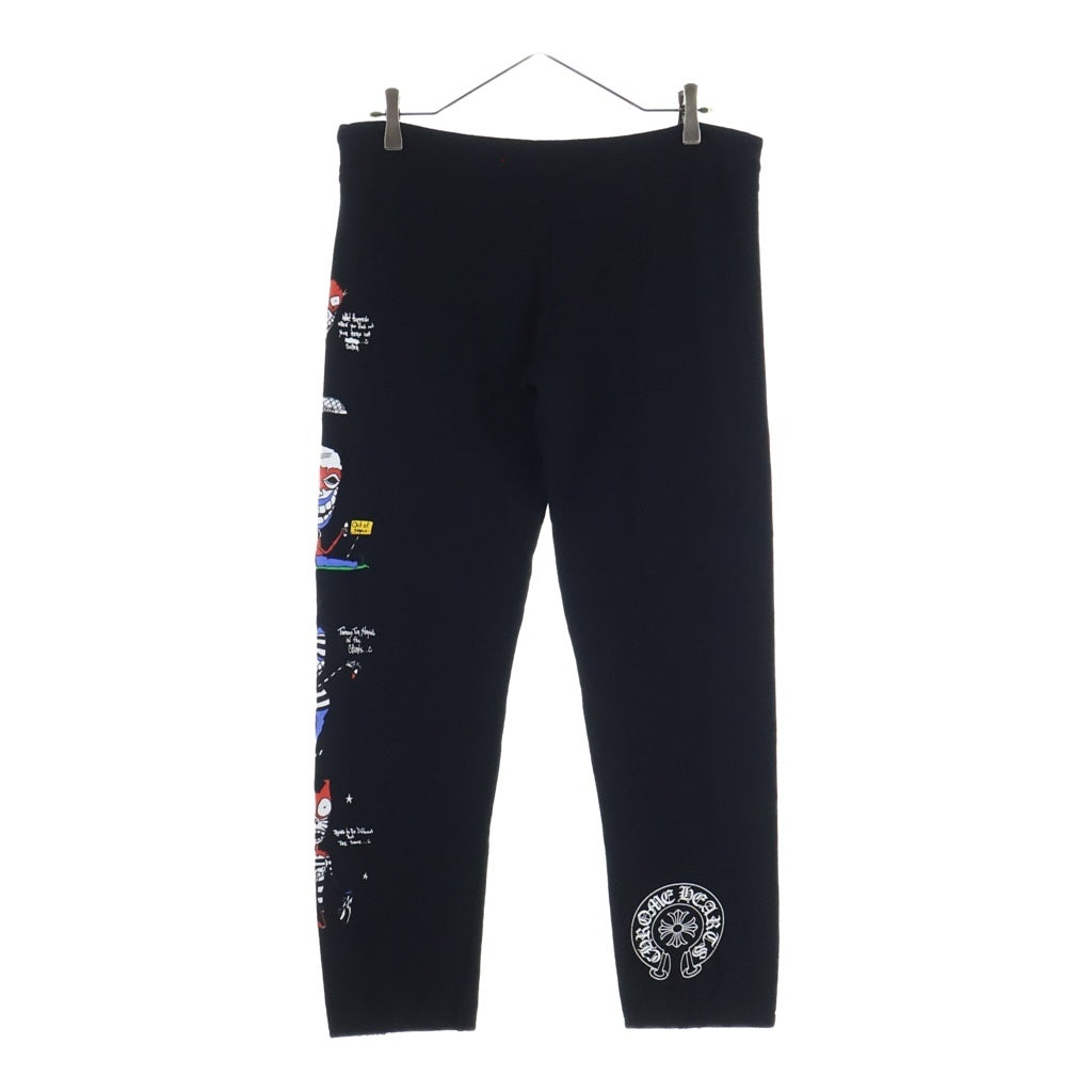 CHROME HEARTS(クロムハーツ) ×MATTY BOYHORSESHOE SWEAT PANTS ホースシュープリント サイドロゴ スウェットパンツ ブラック