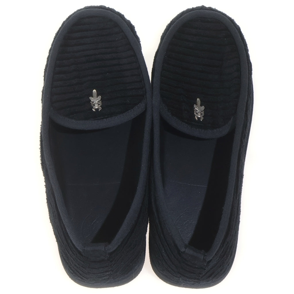CHROME HEARTS(クロムハーツ) SLIPPER コーデュロイダガー装飾スリッポンルームシューズ