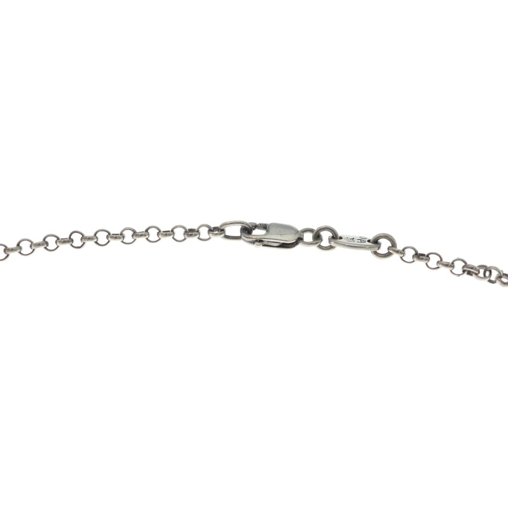 CHROME HEARTS(クロムハーツ) NKLC CHAIN LABEL ロールチェーンシルバーネックレス シルバー