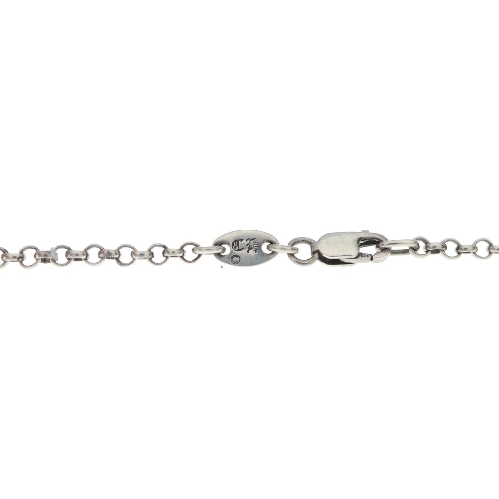 CHROME HEARTS(クロムハーツ) NKLC CHAIN LABEL ロールチェーンシルバーネックレス シルバー