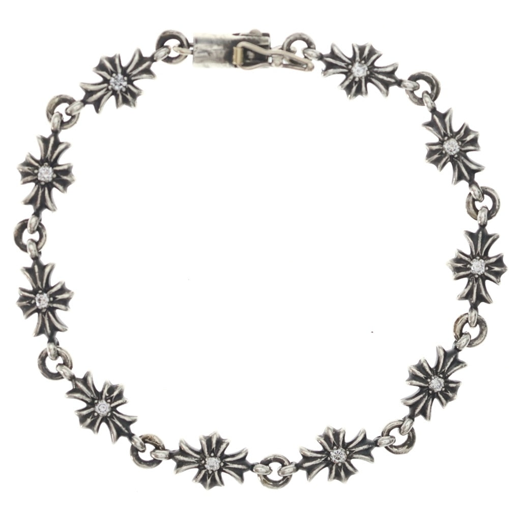 CHROME HEARTS(クロムハーツ) TNY E CH PLS P DIA タイニーECHプラス PAVEダイヤシルバーブレスレット