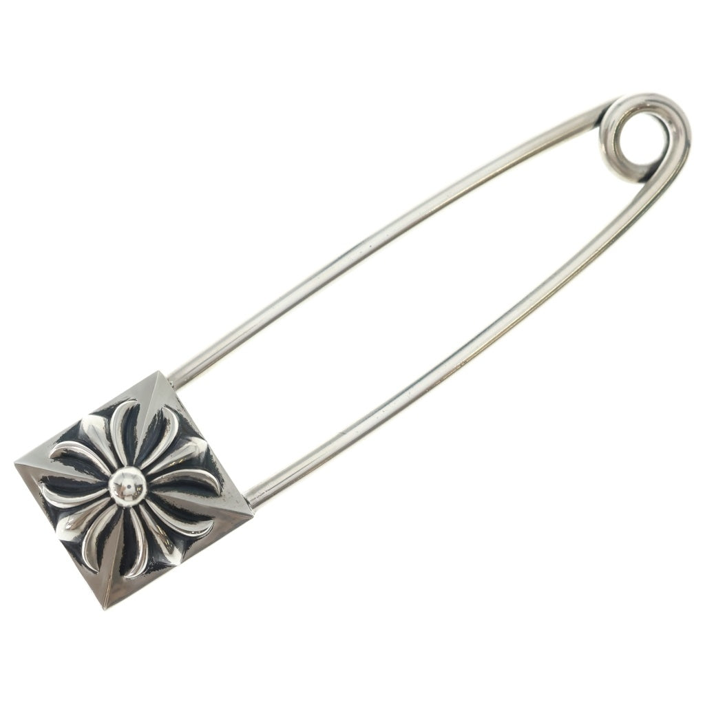 CHROME HEARTS(クロムハーツ) SAFETY PIN XL エクストララージセーフティピン シルバーネックレストップ