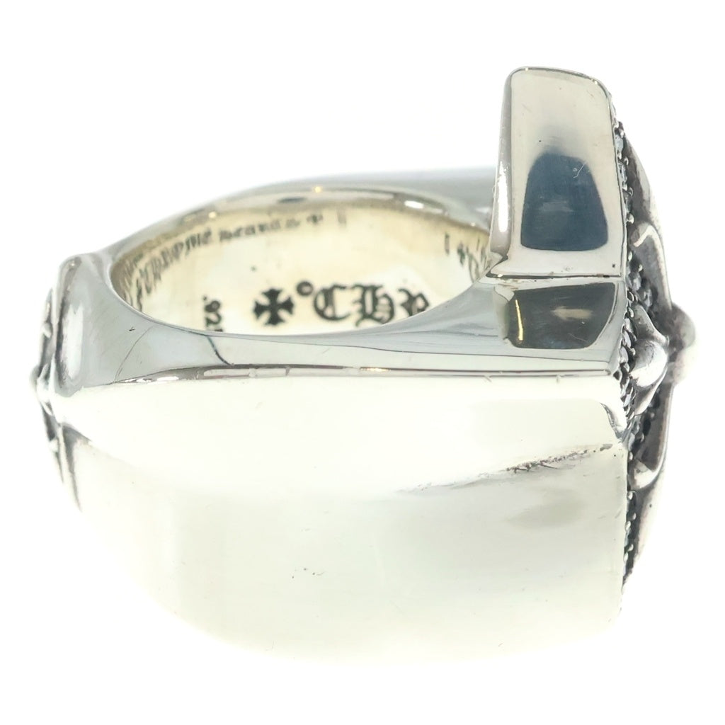 CHROME HEARTS(クロムハーツ) STR LRG P D ラージスター PAVEダイヤ シルバーリング