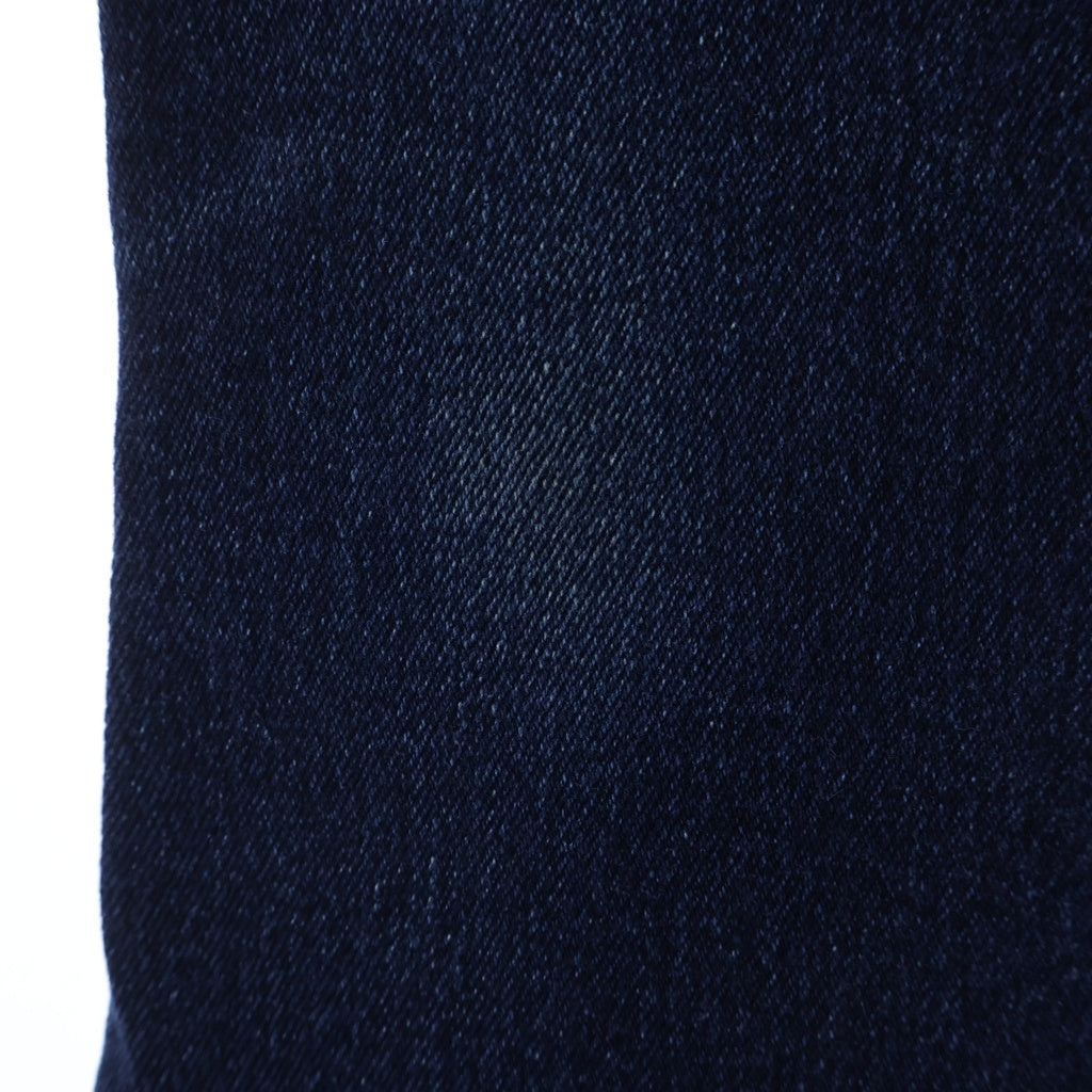 CHROME HEARTS(クロムハーツ) CRS BTN CROSS PATCH DENIM PANTS クロスパッチ付き クロスボールボタン スクロールラベル ボタンフライデニムパンツ インディゴ