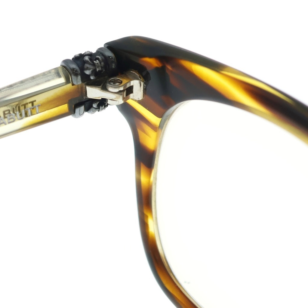 CHROME HEARTS(クロムハーツ) INSTABUTT インスタバット BSフレアテンプルウェリントンサングラス アイウェア 眼鏡 ブラウン/シルバー
