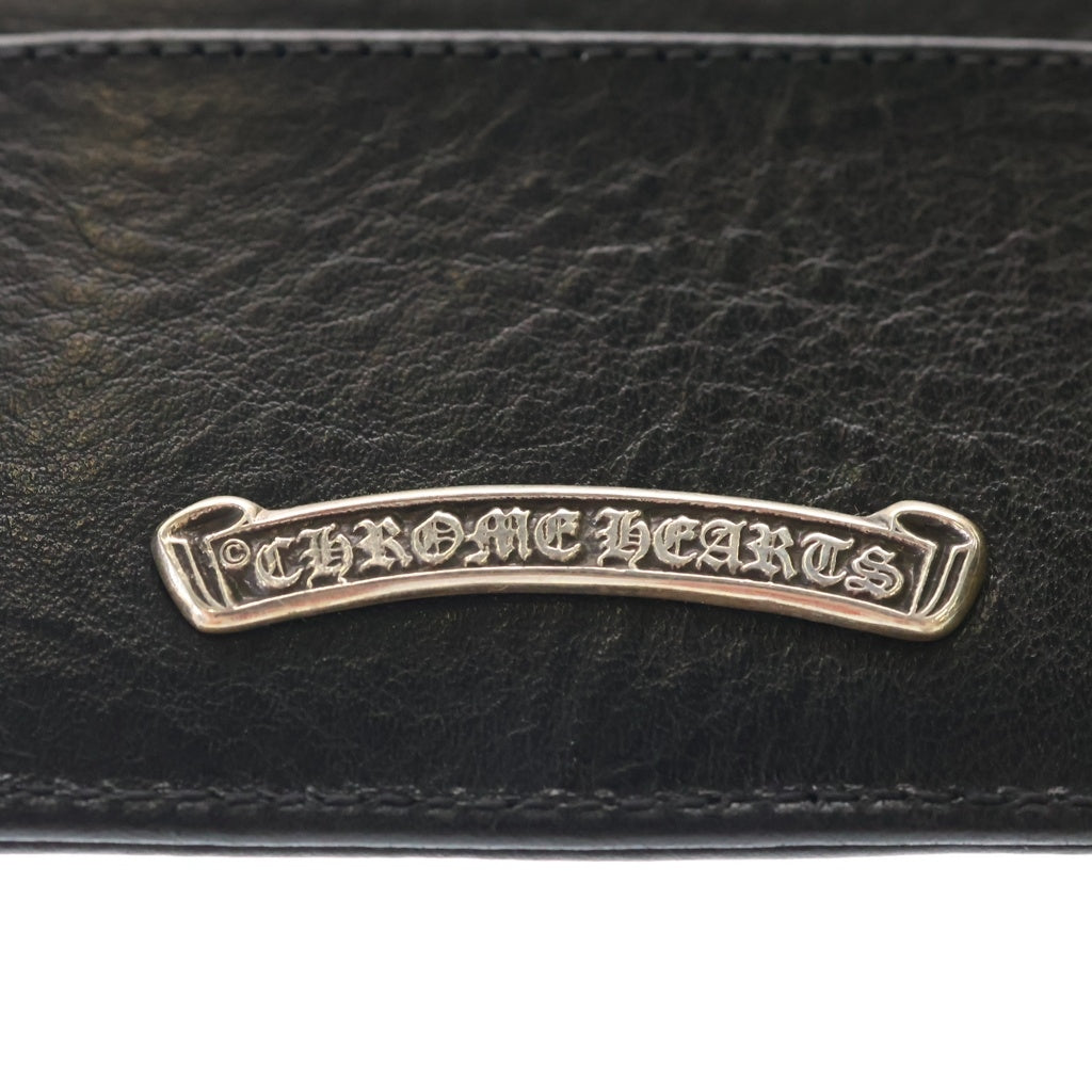 CHROME HEARTS(クロムハーツ) DOUBLE SIDE ダブルサイド タイニーCH装飾レザーカードケース