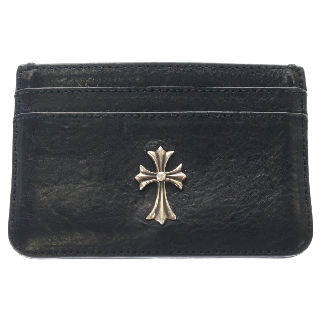 CHROME HEARTS(クロムハーツ) DOUBLE SIDE ダブルサイド タイニーCH装飾レザーカードケース