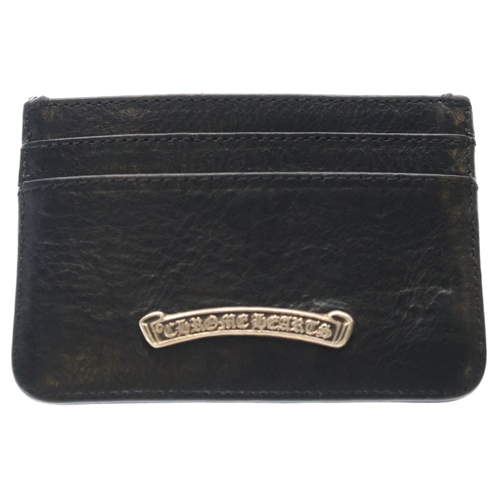 CHROME HEARTS(クロムハーツ) DOUBLE SIDE ダブルサイド タイニーCH装飾レザーカードケース