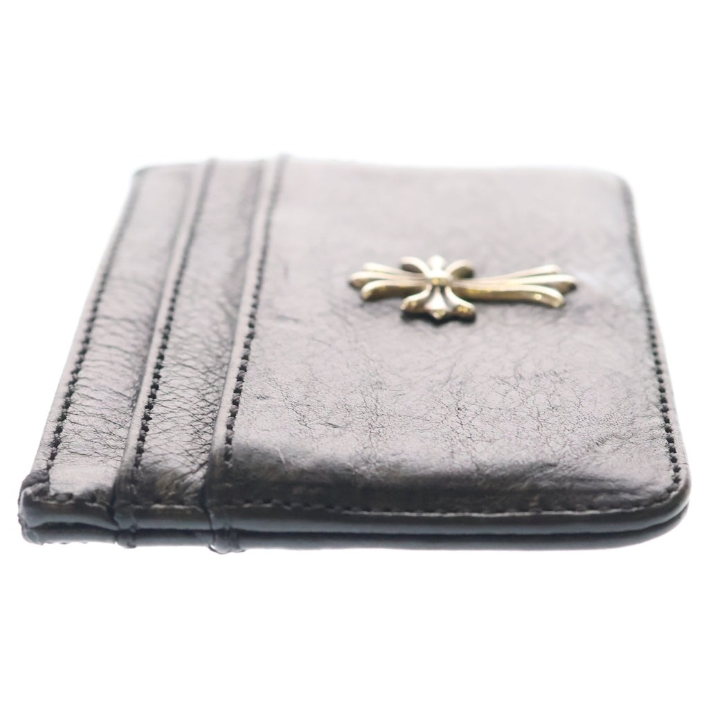 CHROME HEARTS(クロムハーツ) DOUBLE SIDE ダブルサイド タイニーCH装飾レザーカードケース