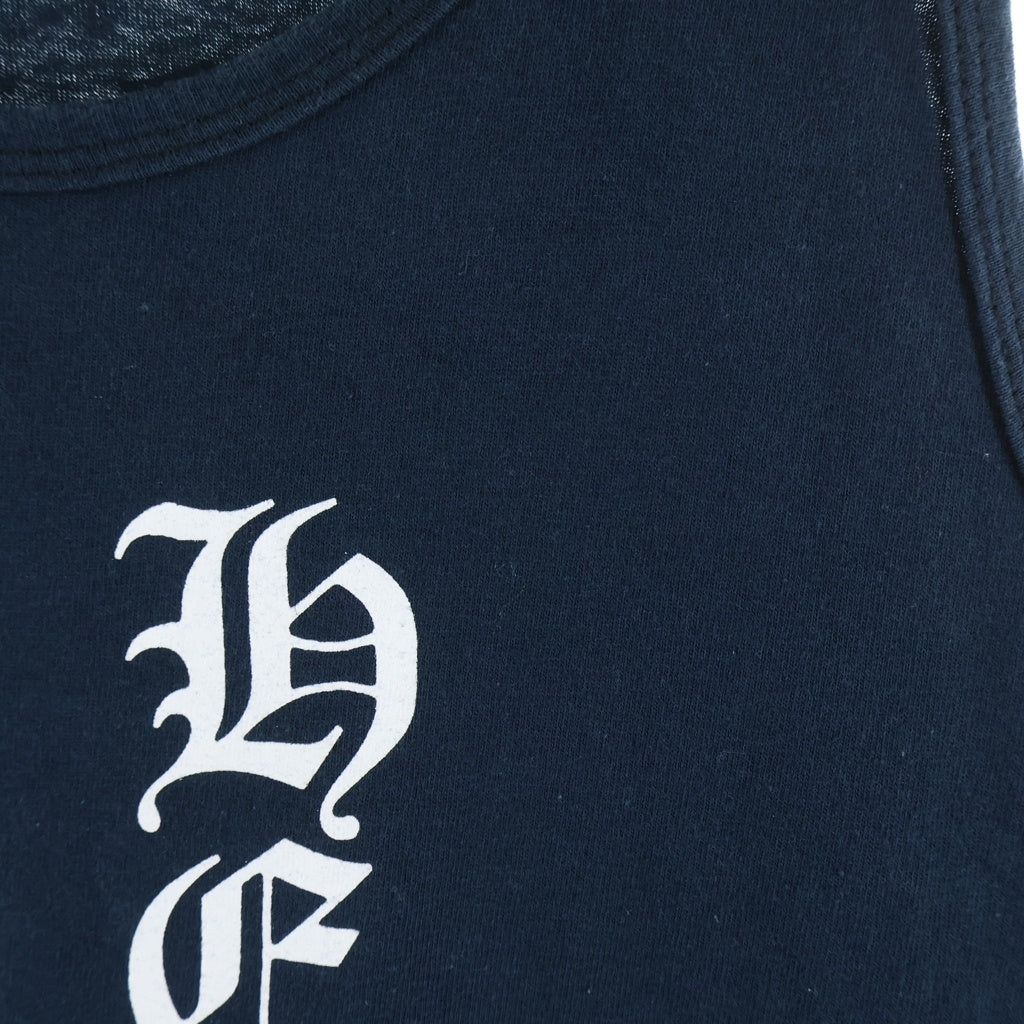 CHROME HEARTS(クロムハーツ) OLD オールド 英字ロゴプリント タンクトップ カットソー ネイビー ‐