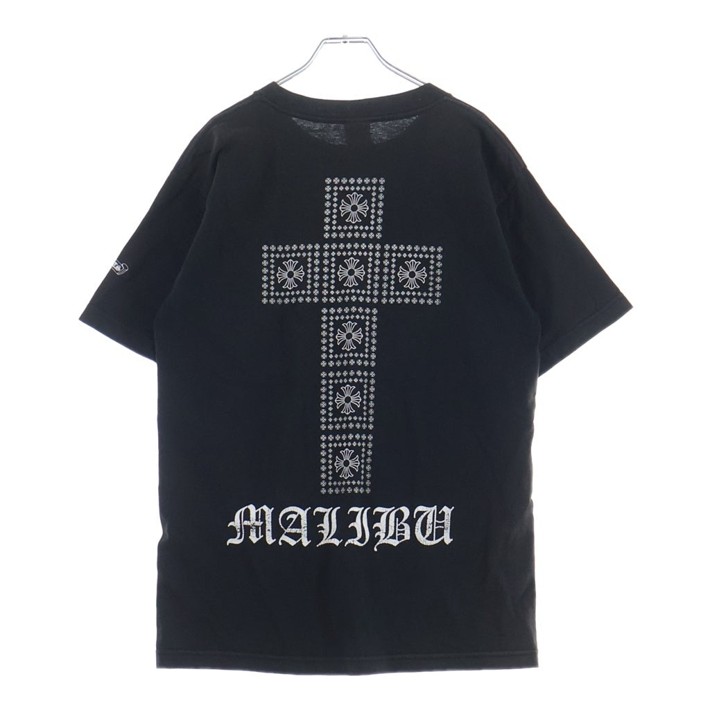 CHROME HEARTS(クロムハーツ) Malibu Limited CH Plus Block Cross Tee マリブ限定 ブロッククロス 半袖Tシャツカットソー ブラック ‐