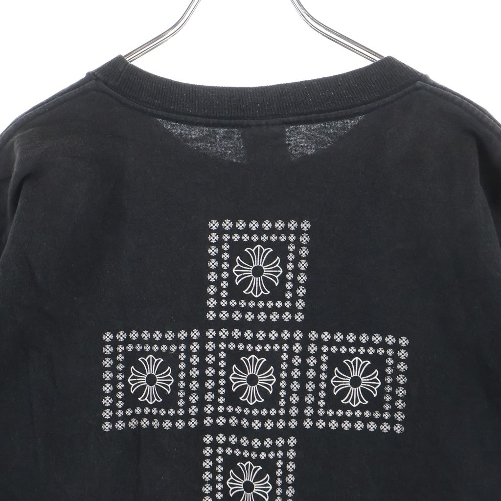 CHROME HEARTS(クロムハーツ) Malibu Limited CH Plus Block Cross Tee マリブ限定 ブロッククロス 半袖Tシャツカットソー ブラック ‐