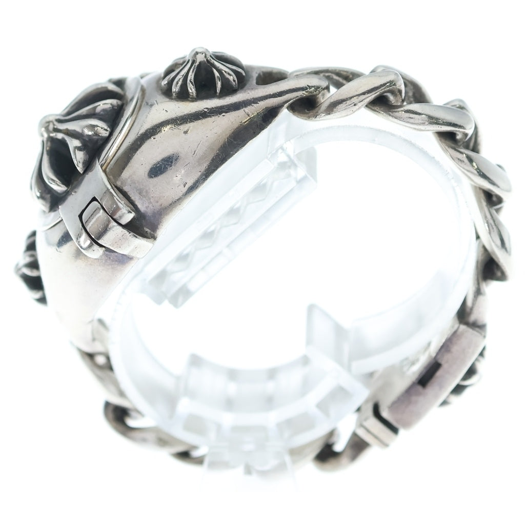 CHROME HEARTS(クロムハーツ) ×ロレックス ROLEX OYSTER PERPETUAL DATEJUST クラシックリンククリップウォッチケース腕時計 シルバー/イエロー -