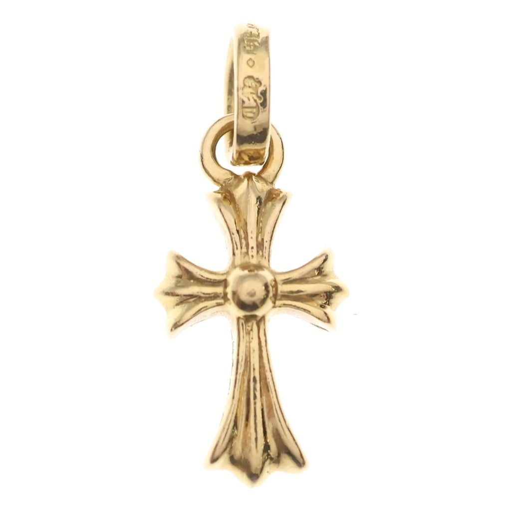 CHROME HEARTS(クロムハーツ) 22K CRS BBYFAT P DIA ベイビーファットクロス PAVEダイヤ ペンダントトップ ゴールド ‐