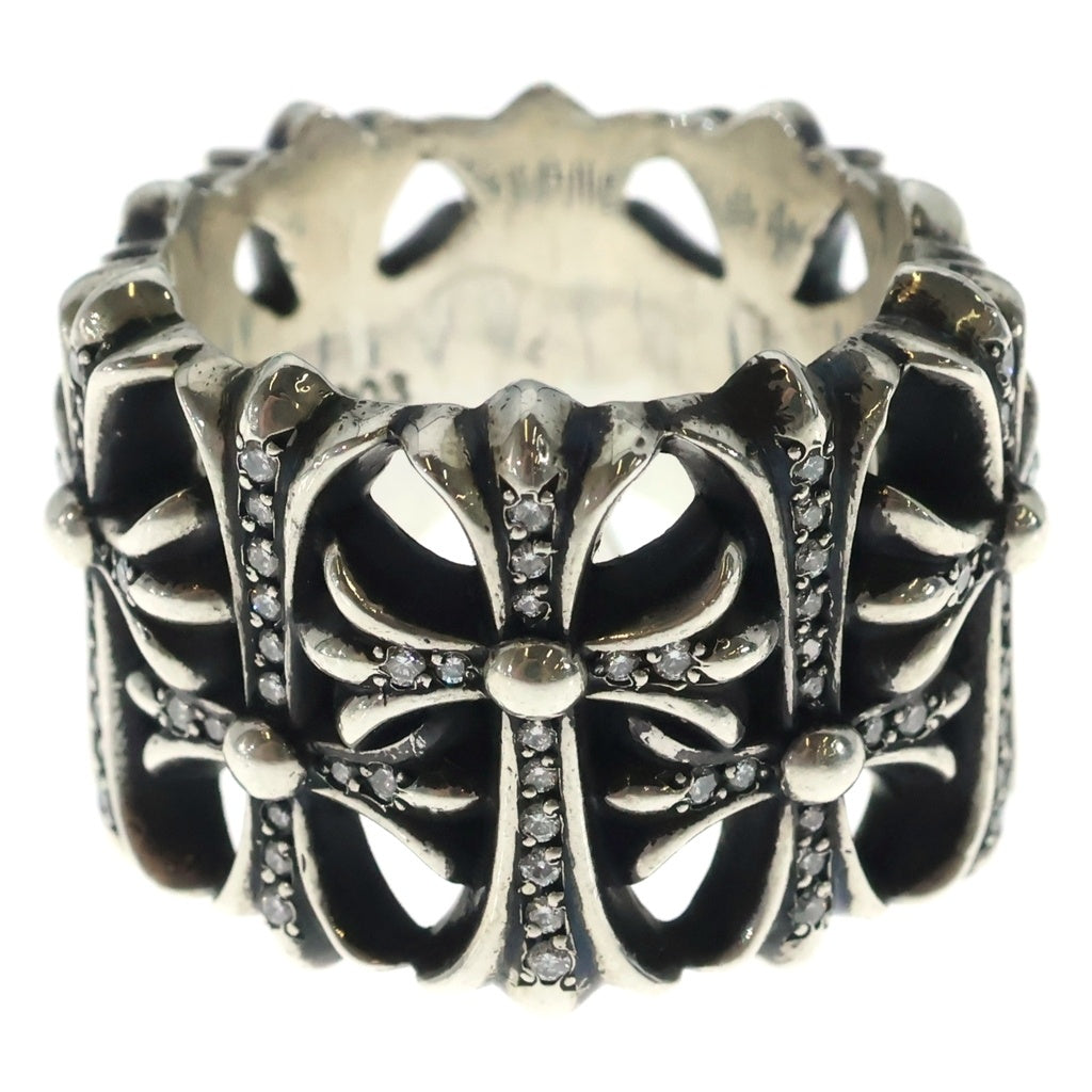 CHROME HEARTS(クロムハーツ) CEMETERY P D セメタリークロス PAVEダイヤ セメタリークロスリング シルバー -
