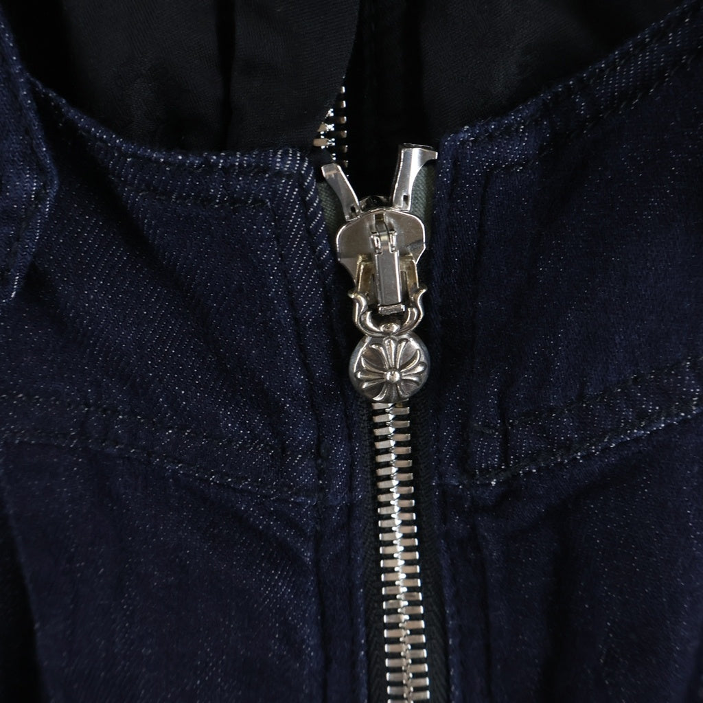 CHROME HEARTS(クロムハーツ) #10ダガージップ付 コットン サロペット - レディース