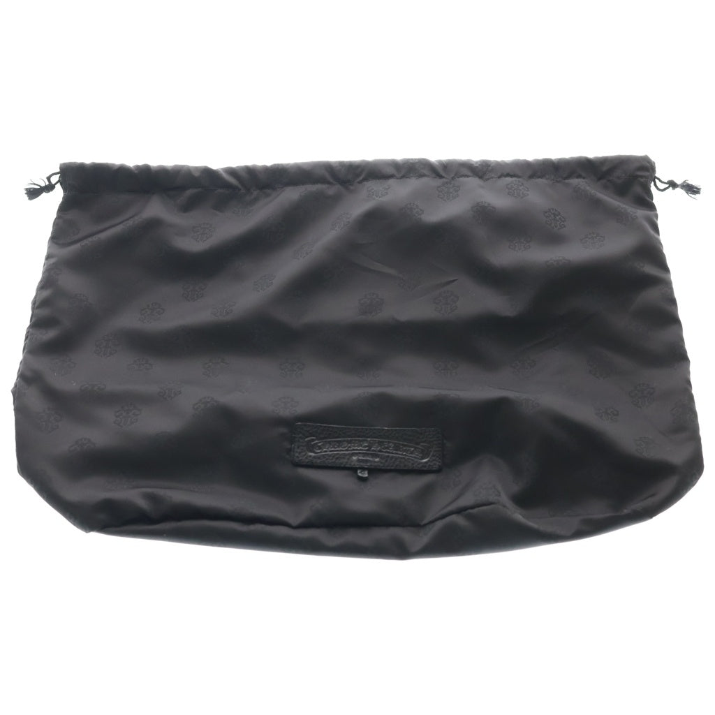 CHROME HEARTS(クロムハーツ) GYM SM ジムバッグ 現行型CHチャーム付きスモールレザーハンドバッグ ブラック