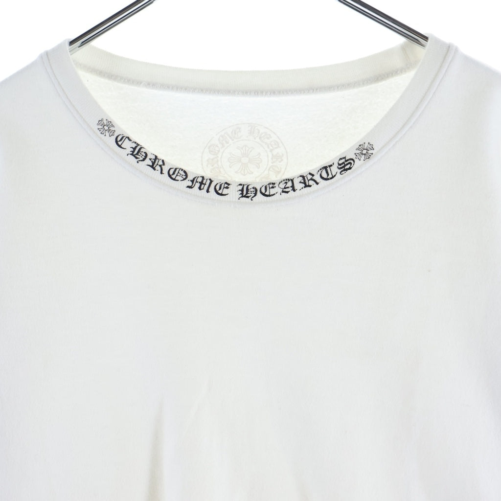 CHROME HEARTS(クロムハーツ) SWTSHRT PLVR ネックロゴクルーネックスウェット ‐