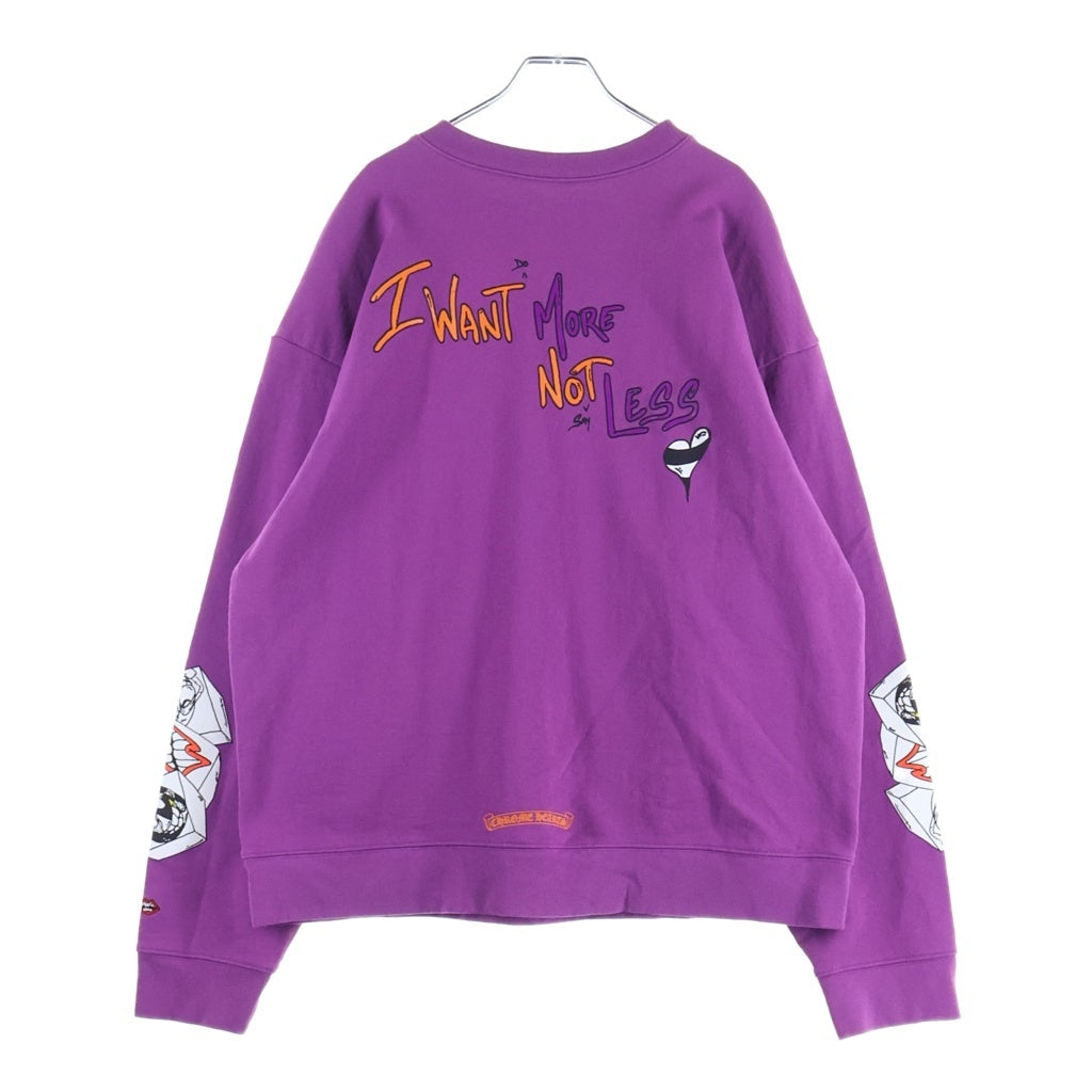 CHROME HEARTS(クロムハーツ) PPO I WANT MORE NOT LESS SWTSHRT MATTY BOYプリントスウェット ‐