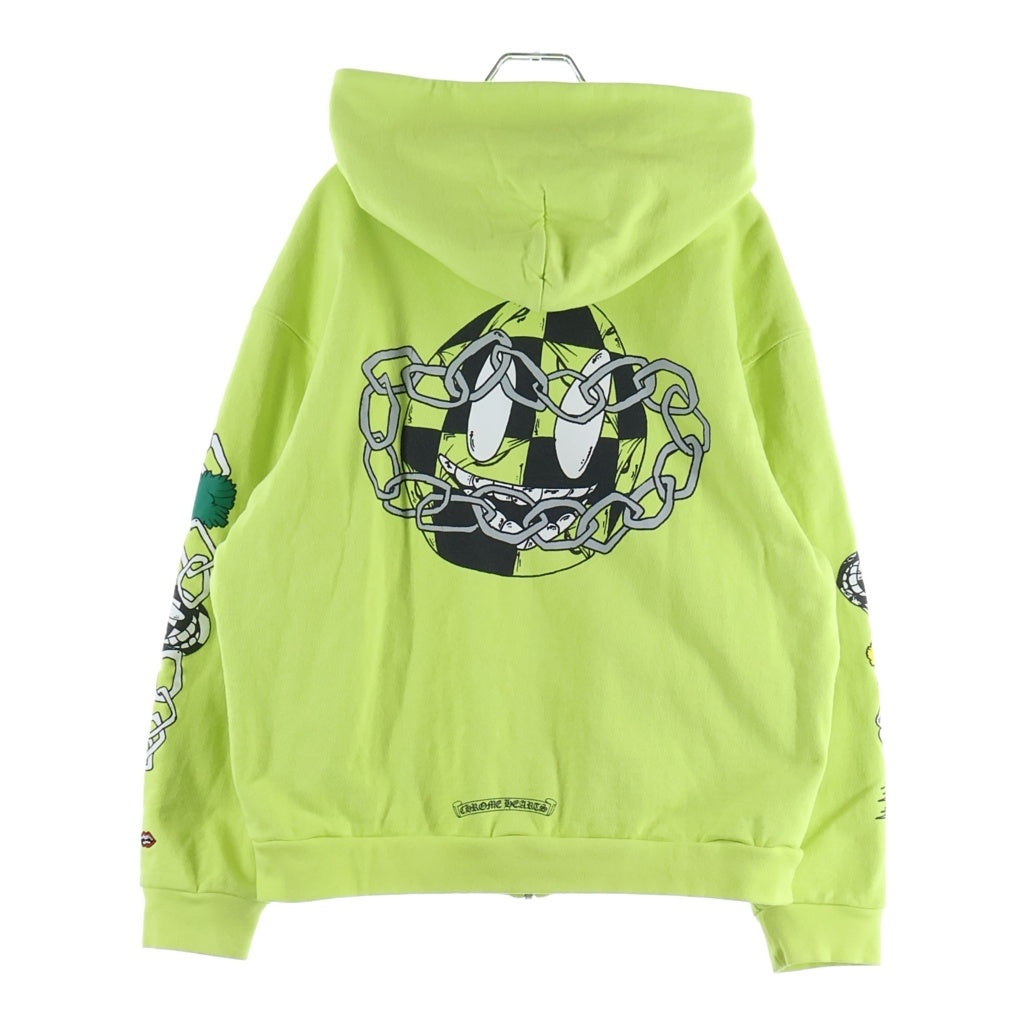 CHROME HEARTS(クロムハーツ) MATTY BOY PPO CHAIN GAME HOODIE マッティボーイ チェーンゲームリンク サーマル裏地ジップアップパーカー